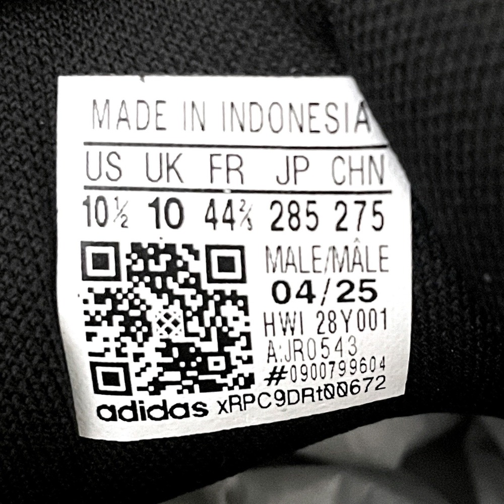 Adidas‎ Grand Court Alpha Mens Sneakers Black White Gum Suede Low Top 10.5 - Picture 8 of 8